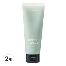 샤이샤이샤이 그린파파야 바디 앤 페이스 필링 클렌저, 150ml, 2개