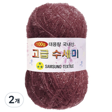 Yarna 大容量高級菜瓜布 100g, 183玫瑰磚, 2個