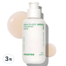 이니스프리 대용량 그린티 씨드 히알루론산 세럼, 130ml, 3개