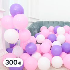피앤비유니티 스탠다드 라운드 풍선 25cm 100p, 05라벤다톤, 3개