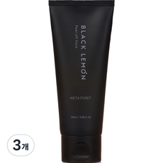 META FORET 黑檸檬去角質面膜 100ml, 1條, 3個