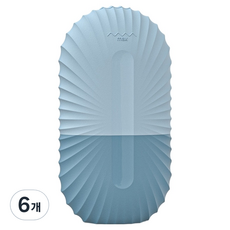 젤루나 실리콘 얼음 마사지틀 Y-51, 6개, 블루