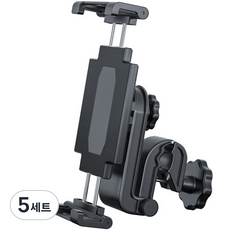 22do 車用平板後座頭枕手機支架, 黑色, 5套