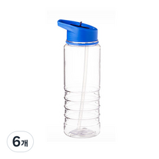 웨이브빨대스포츠보틀 DWK-103, 혼합색상, 700ml, 6개