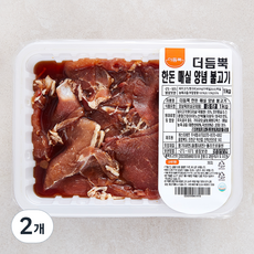 더듬뿍 한돈 매실 양념 불고기, 1kg, 2개