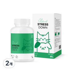 멍냥이랑 반려동물 영양제, 스트레스완화/안정/집중력관리, 2개