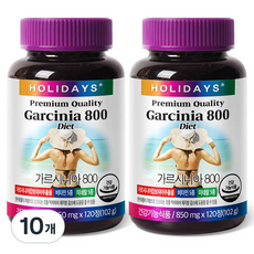 홀리데이즈 가르시니아 800, 120정, 10개