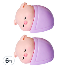 라벤티아 큐티 돼지 피규어 타입3, 6개