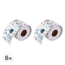 요롬코롬 창문 유리 물흡수 인테리어 결로 방지 테이프 B타입, 6개