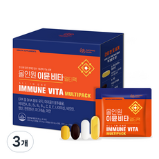 대상웰라이프 정품 올인원 이뮨 비타 멀티팩, 28회분, 3개