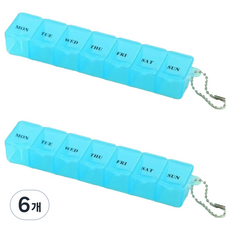 심플 7일 약통 블루, 6개