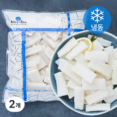 The더착한 오징어 슬라이스 (냉동), 500g, 2개