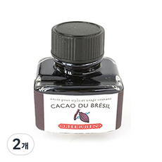 제이허빈 만년필 칼라잉크 30ml, 카카스디브레질/세피아브라운 45, 2개