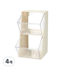 comet 多功能咖啡膠囊收納盒, 4個, 象牙白