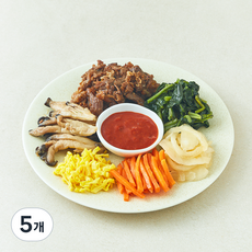 남도애꽃 풍성한 불고기 비빔밥, 300g, 5개