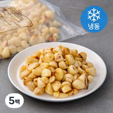 푸드야 구운마늘 하프컷 (냉동), 500g, 5팩