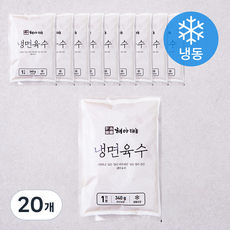 해아래 냉면육수 (냉동), 340g, 1개입, 20개