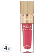 달바 플럼핑 립 글로우 무드 볼류마이저, 4개, 5ml, 페탈 로즈