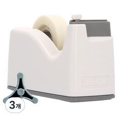 잘잘리오 쁘띠 어린이 안전 테이프 디스펜서, 01 크림 화이트, 3개