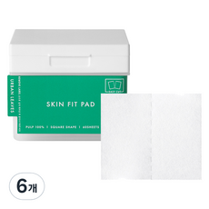 URBAN LEAVES Skin Fit方形棉片, 6個, 60入