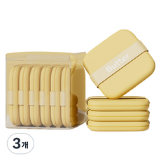 DURIS 方形奶油氣墊粉撲 10p, 3個, 單一顏色