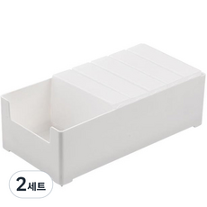 모나코올리브 포켓 케이블 정리함 5p + 전용 트레이 중형 세트, 2세트