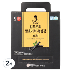 김오곤 김오곤의 발효기력 흑삼정 스틱 100p, 2개, 1.5L 2개, 1.5L