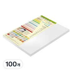 paperculture 厚雙面卡紙 彩虹卡紙 No.30 雪白色, A4, 100個