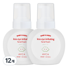 AVCA Baby&Kids孩童溫和潔顏慕斯, 300ml, 12瓶