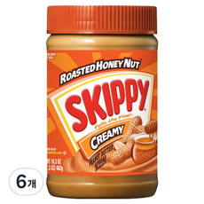 스키피 피넛버터 허니, 462g, 6개