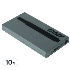 LAMY T10만년필전용 일회용 카트리지, 흑색, 10개