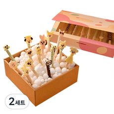상상앤드 큐티애니멀 동물농장 초콜릿 막대과자 만들기 DIY 세트, 18종, 2세트