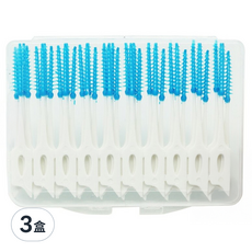 隨身盒彈力牙間刷, 40支, 3盒