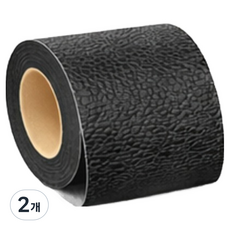 엠파이어 LEATHER FIX 가죽수선 시트지 테이프 10cm x 3m, 2개, 블랙