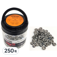 Innotime 法蘭螺母 不鏽鋼 FN101, 5個, 250個, M6, 6mm