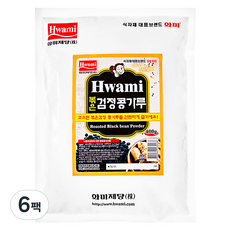 화미_검정콩볶음가루 400G 1팩, 6개