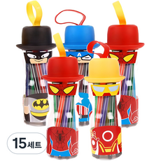 12色簽字筆+英雄盒子 隨機出貨, 15套