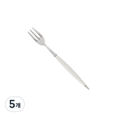 백산 국산 몽블랑 큐티 티포크, 화이트, 5개