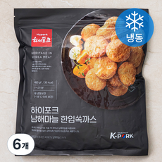 하이포크 남해마늘 한입쏙까스 (냉동), 480g, 6개