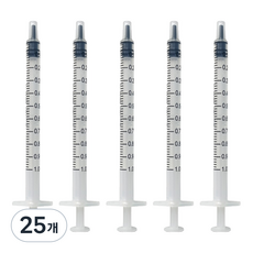 헬스퍼스트 다용도 주사기 1ml, 25개