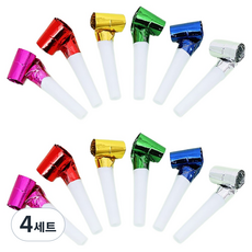 조이파티 블로우아웃 코끼리나팔 6종 세트, 레인보우, 4세트