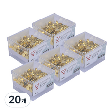 바이하츠 점보 골드압핀 JGS, 1개입, 20개