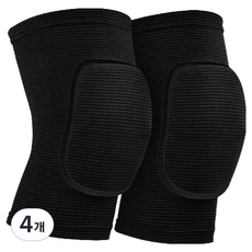 Huolly 緩衝防損傷護膝, 黑色, 4個