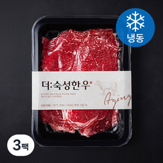 더 숙성한우 정육 불고기용 (냉동), 300g, 3팩