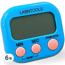 LAB&TOOLS 糖果烹飪計時器, 6個, 藍色