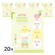 펜피아 1000 초등 3 6수학 제본노트, D옐로우그린 병아리, 20개