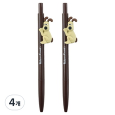 PINKFOOT 酷狗寶貝 擁抱筆 0.7mm, 4個, 高樂米