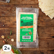 퍼시픽 페퍼잭 슬라이스 치즈, 227g, 1개입, 2개