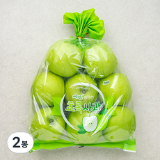 햇 초록사과, 1.5kg(7~8입), 2봉