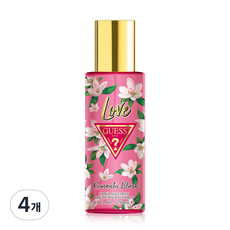 게스 러브 로맨틱 블러쉬 프래그런스 바디미스트, 4개, 250ml